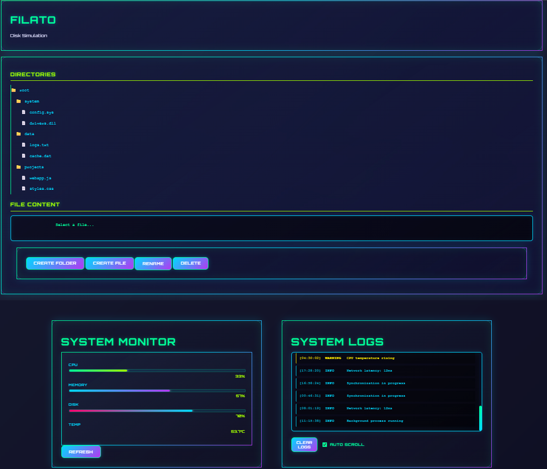 Webbased file system